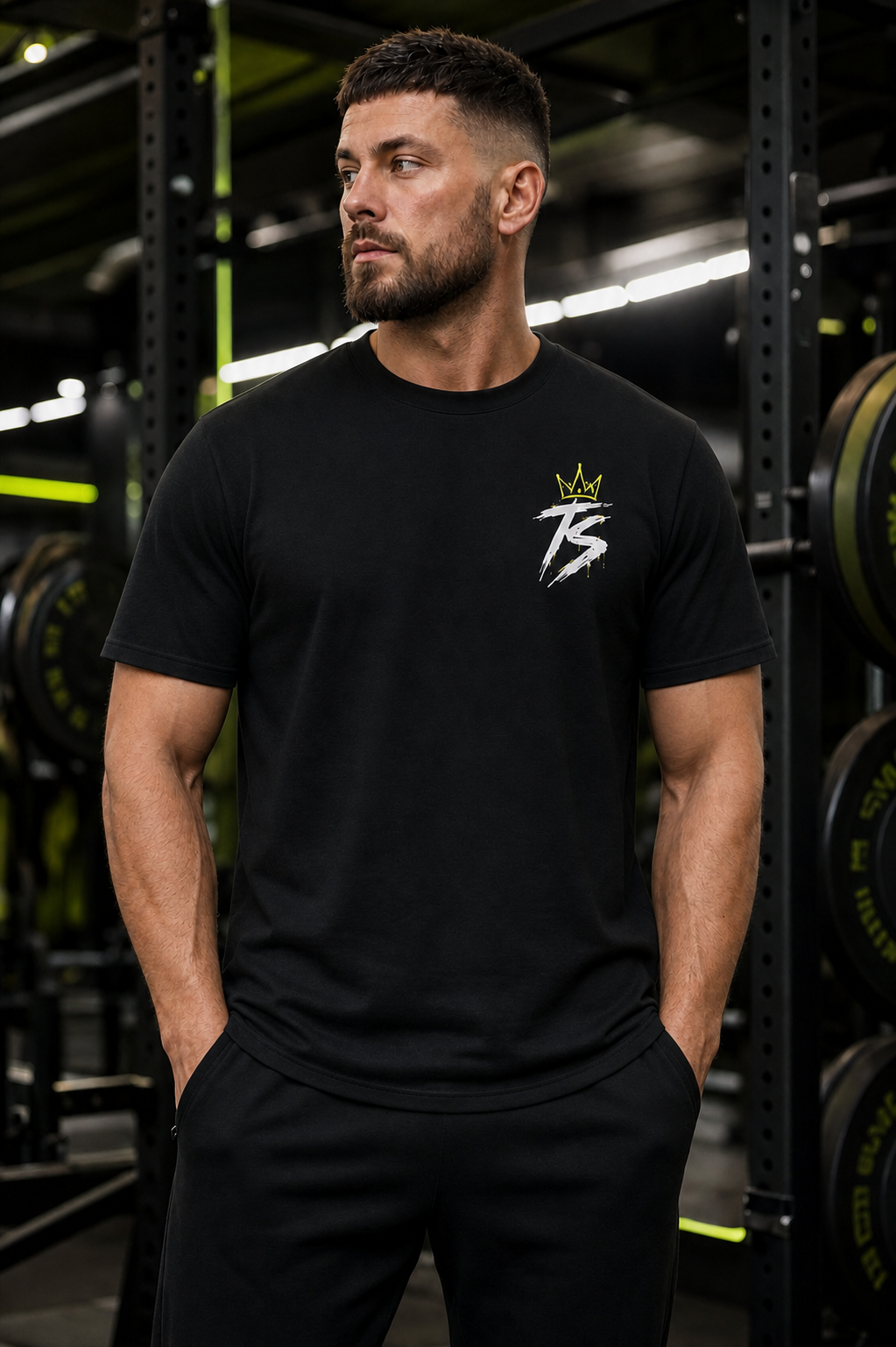 Savage King men’s classic fitted tee front