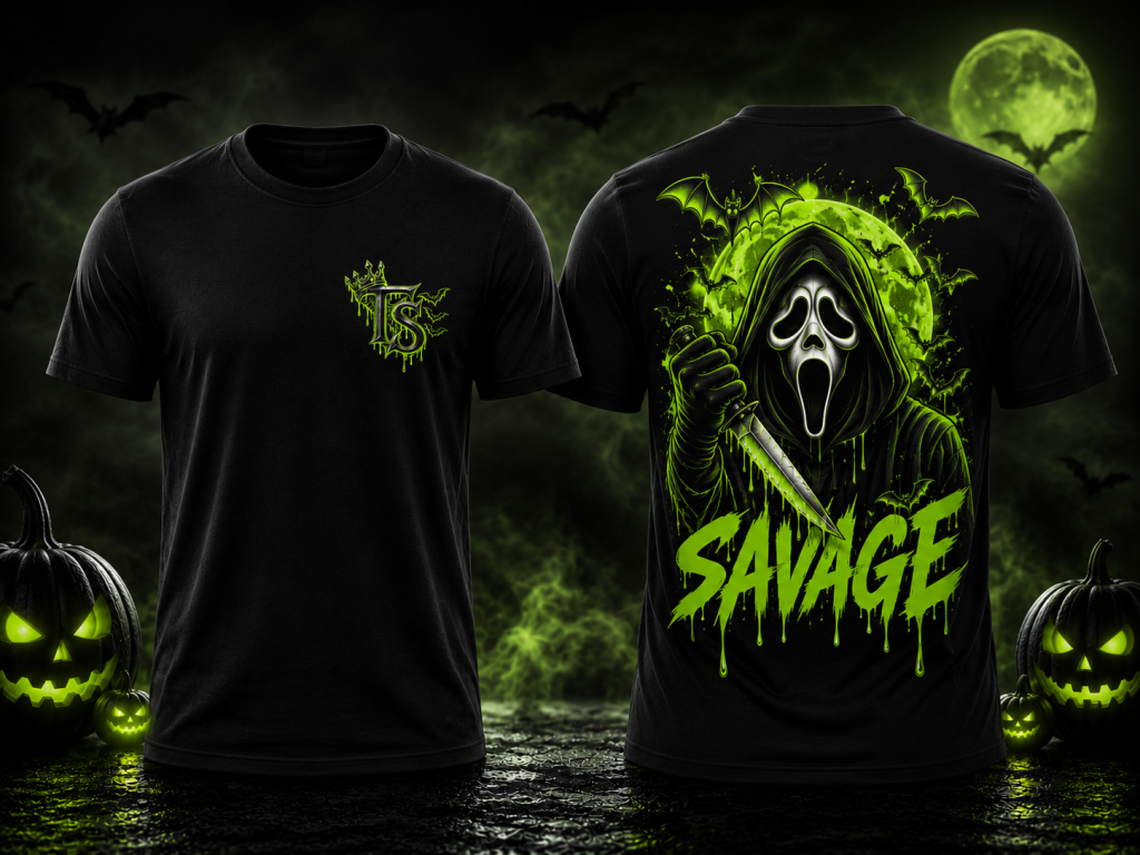 Halloween Glow Savage Tee — Men's