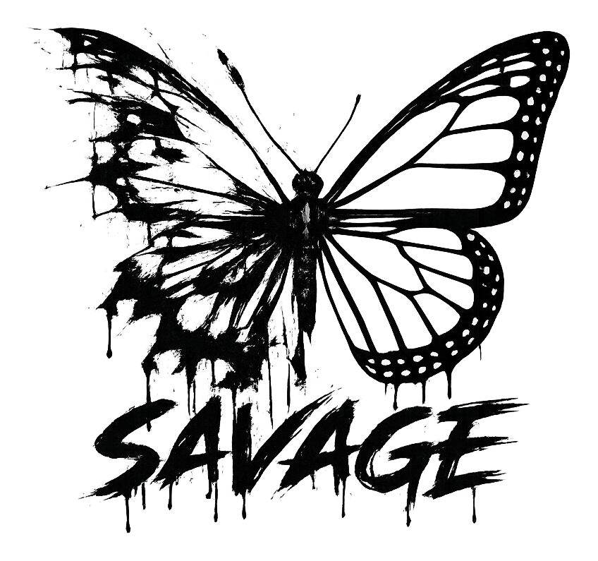 Distressed Savage Butterfly