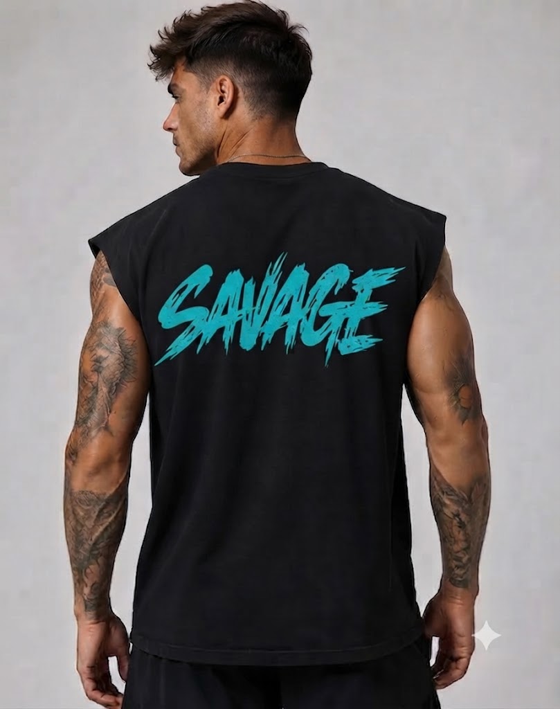 Heavy Weight Cutoff Oversized Tee - Image 7
